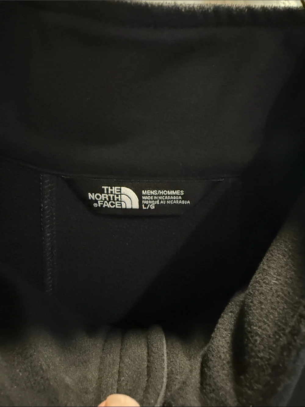 The North Face Men's Black Softshell Jacket with Chest Zip